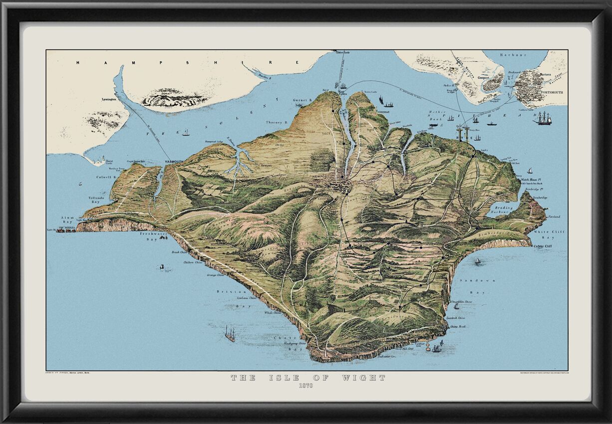 Isle of Wight 1870 (Color)