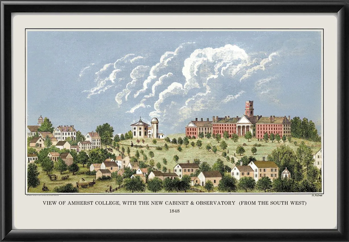 Amherst College 1848 (Color)