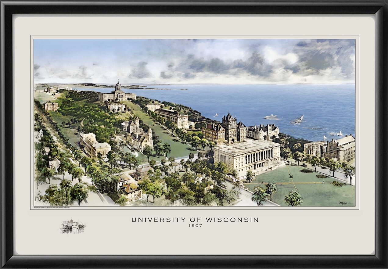 University of Wisconsin 1907 Color