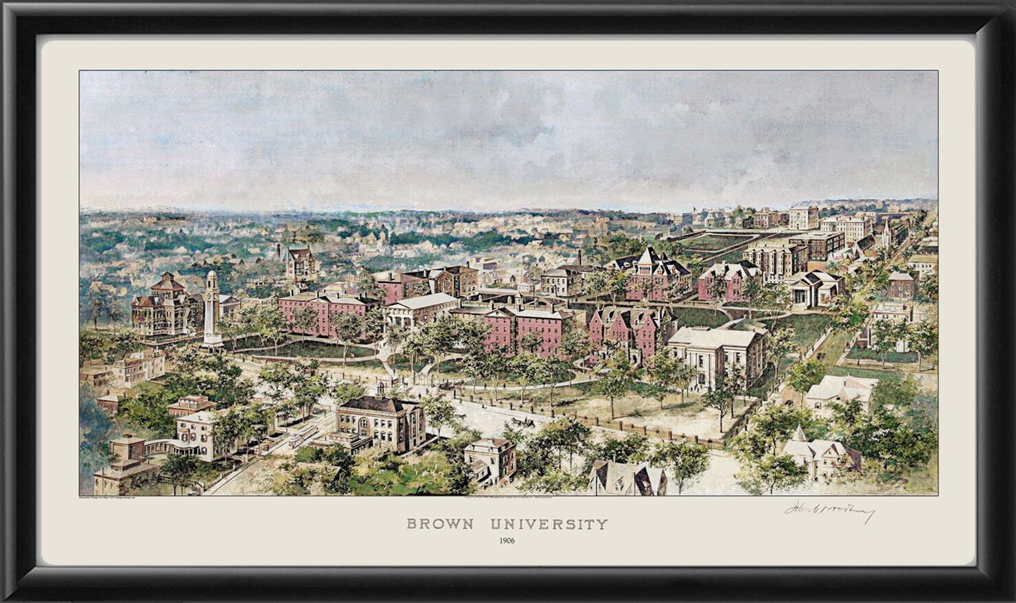 Brown Univ Providence RI 1906 Color Map