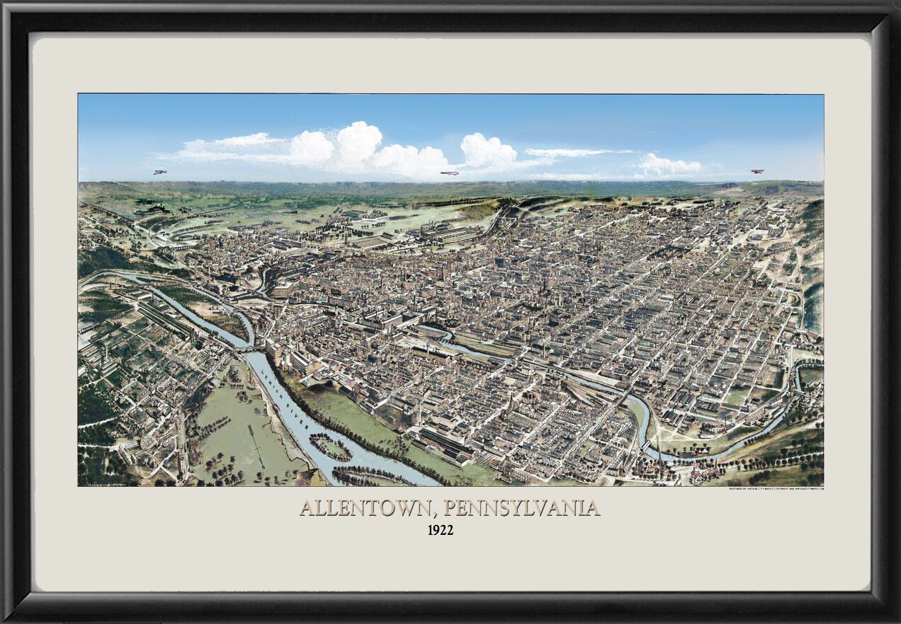 Allentown PA 1922 TM Fowler