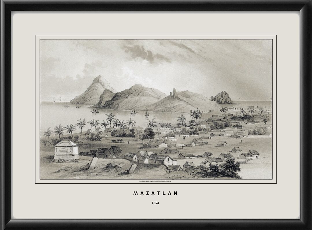 Mazatlan Mexico 1854