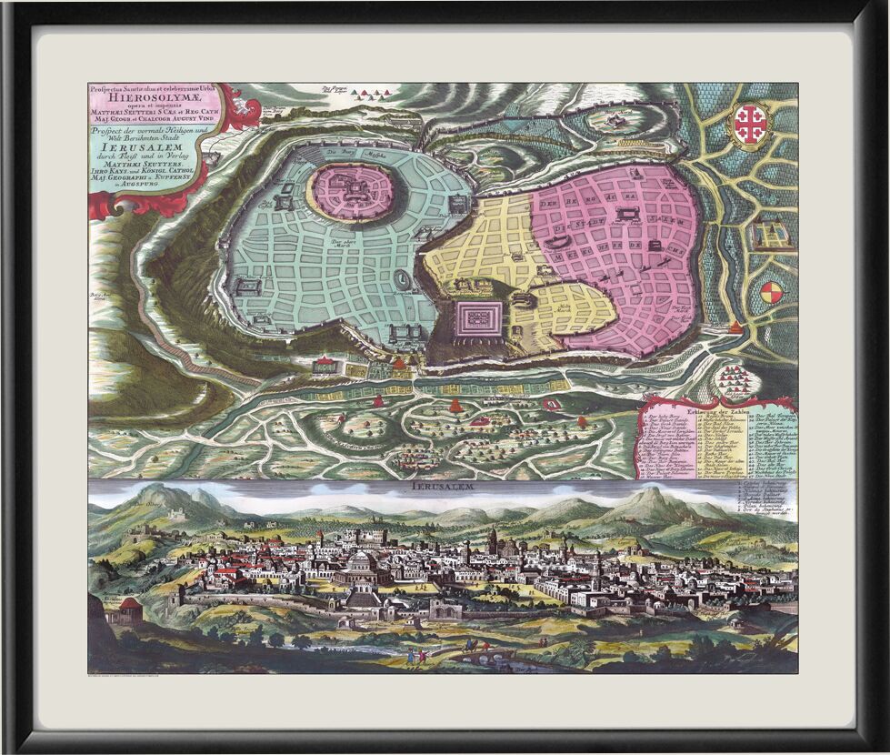Jerusalem Israel 1734