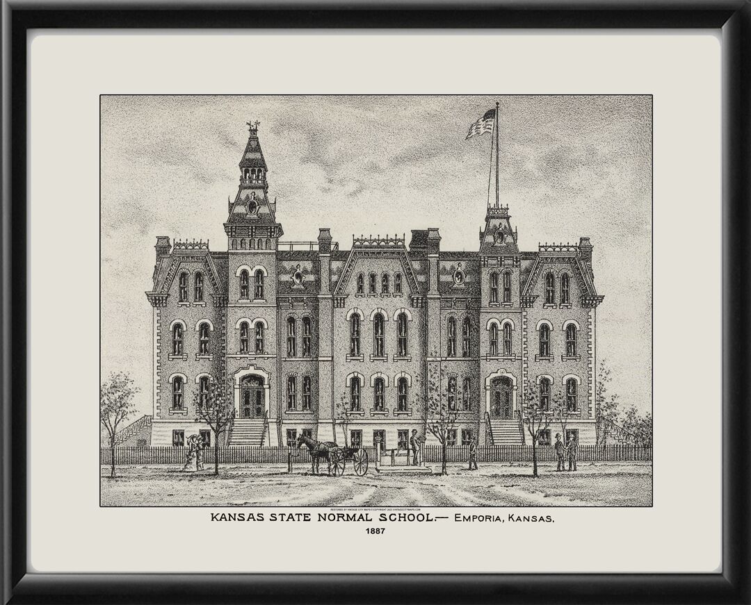 Emporia State University - Kansas State Normal School 1887