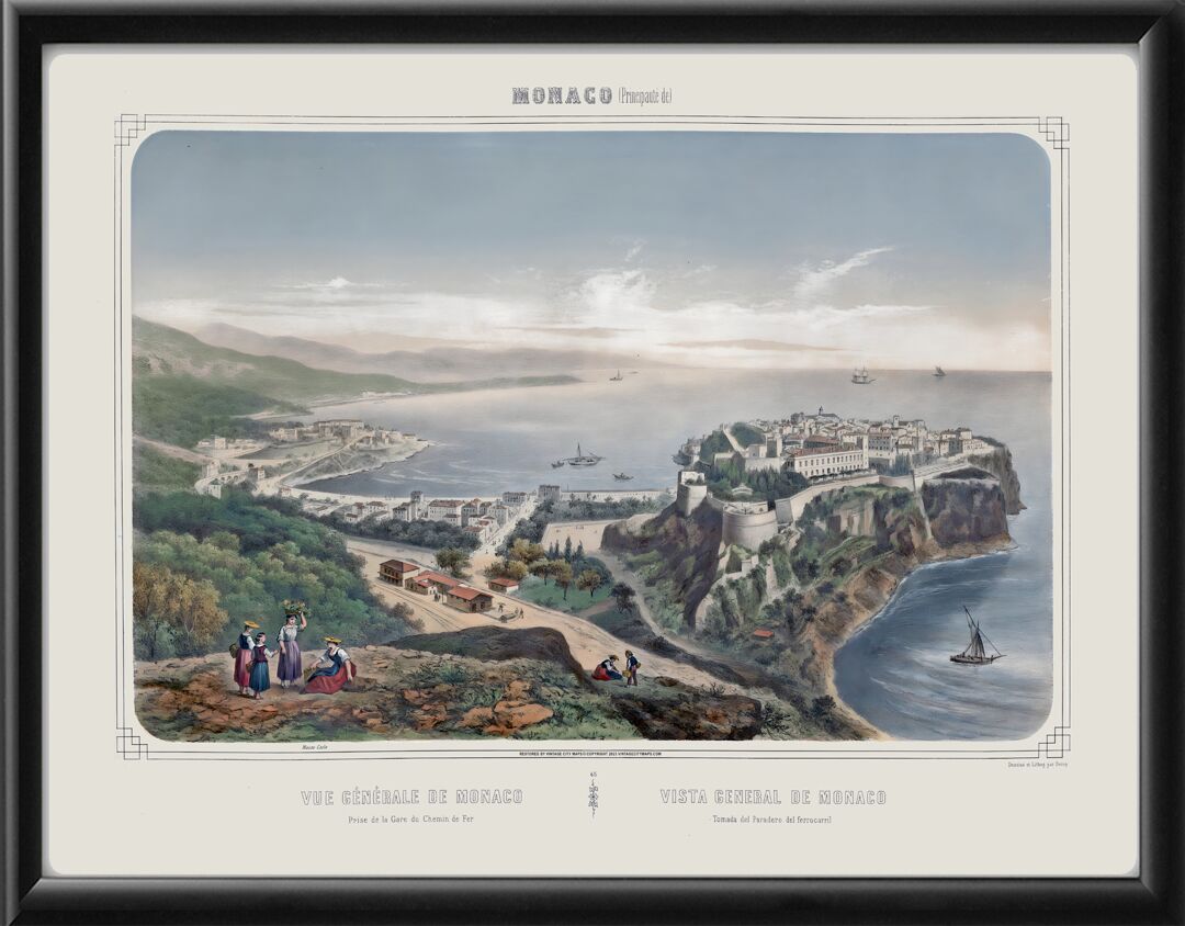 Monte Carlo, Monaco 1860