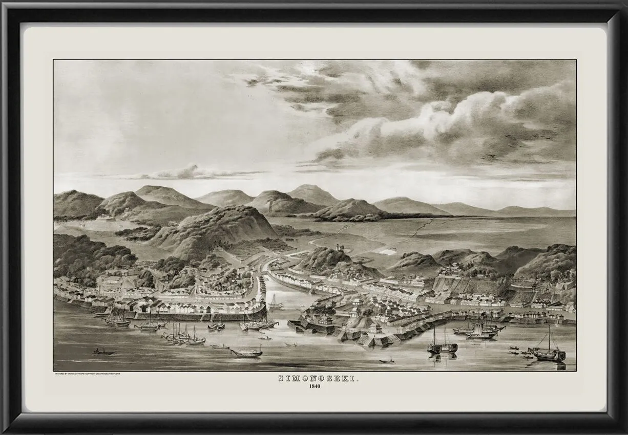 Shimonoseki Japan 1840