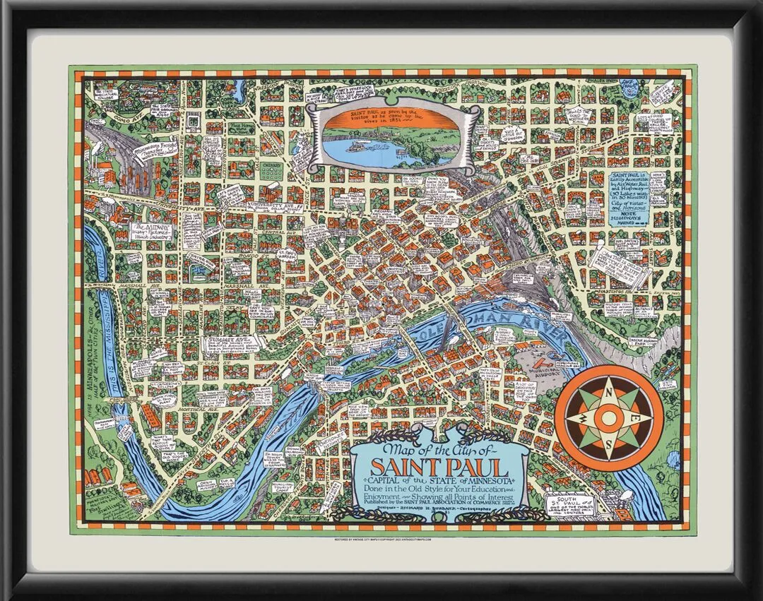St. Paul MN 1931 Map