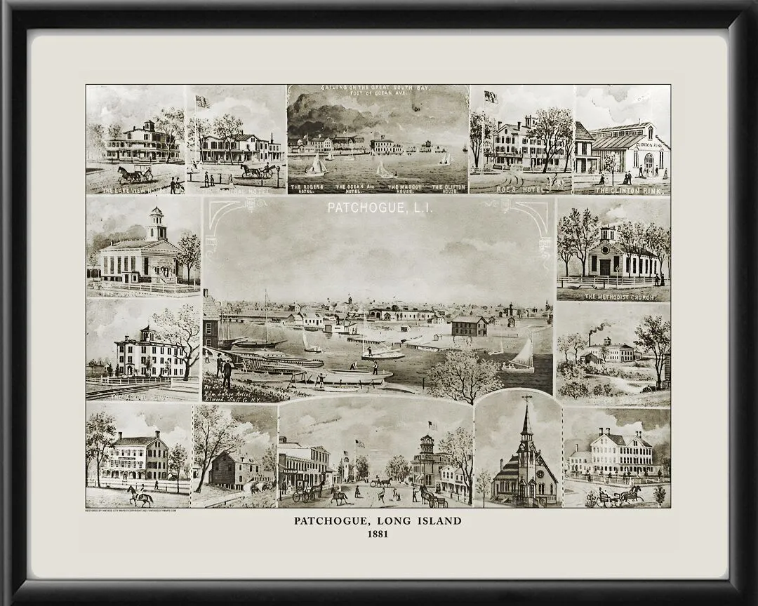 Patchohue Long Island NY 1881 Edward Lange TM