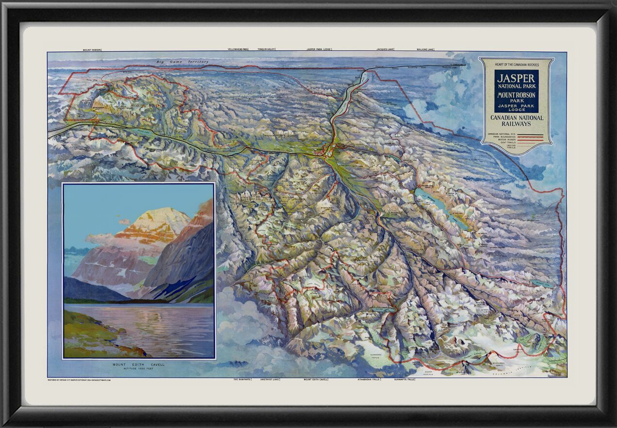 Jasper National Park and Mount Robson Park, Canada 1935
