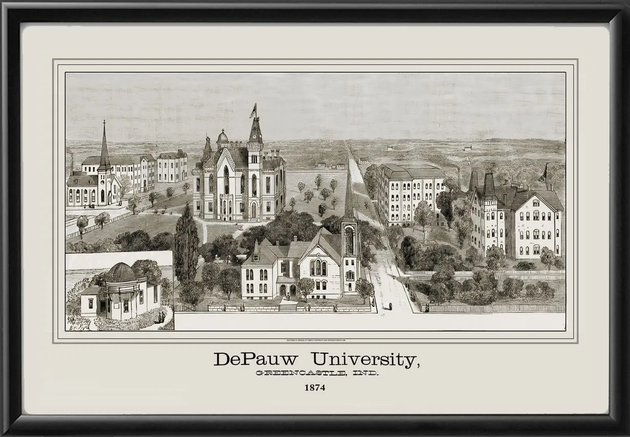 DePauw University - Greencastle IN 1874