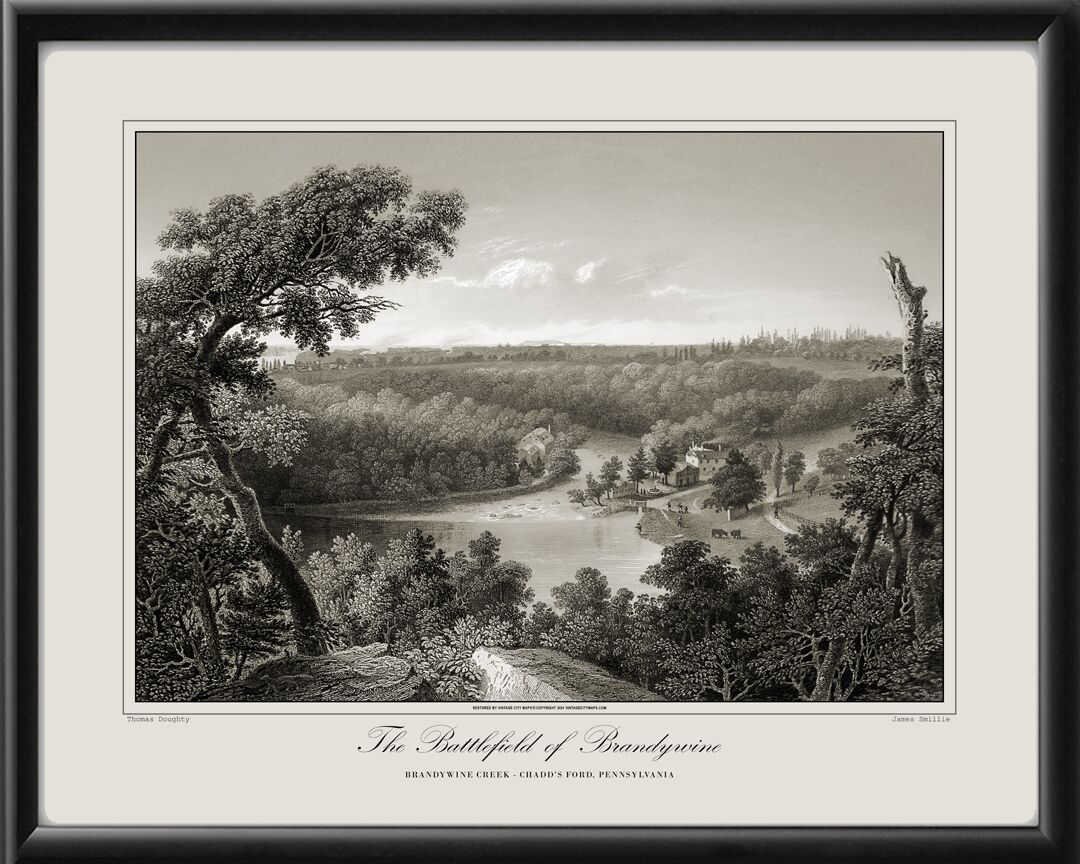 Battlefield of Brandywine PA 1830