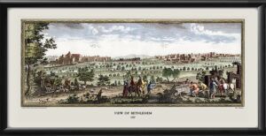 Bethlehem Israel 1719 Panoramic View