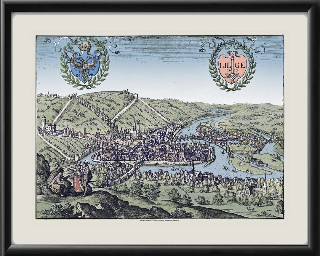 Liege, Belgium 1613 (Color)