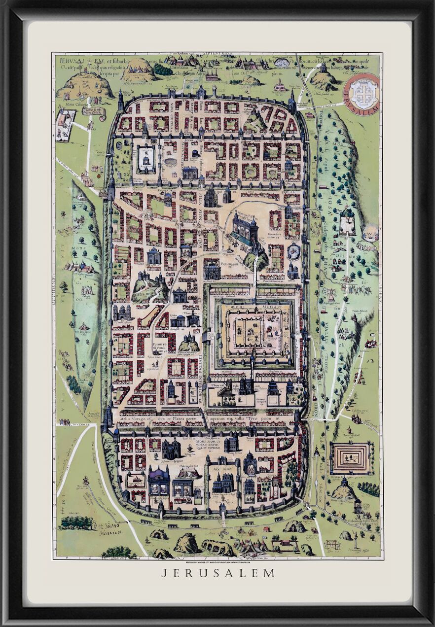 Jerusalem Israel 1740