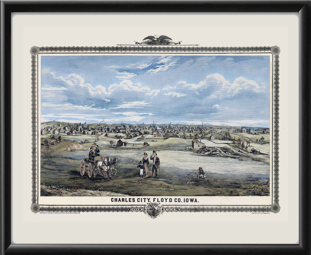 Charles City IA 1875 (Color)