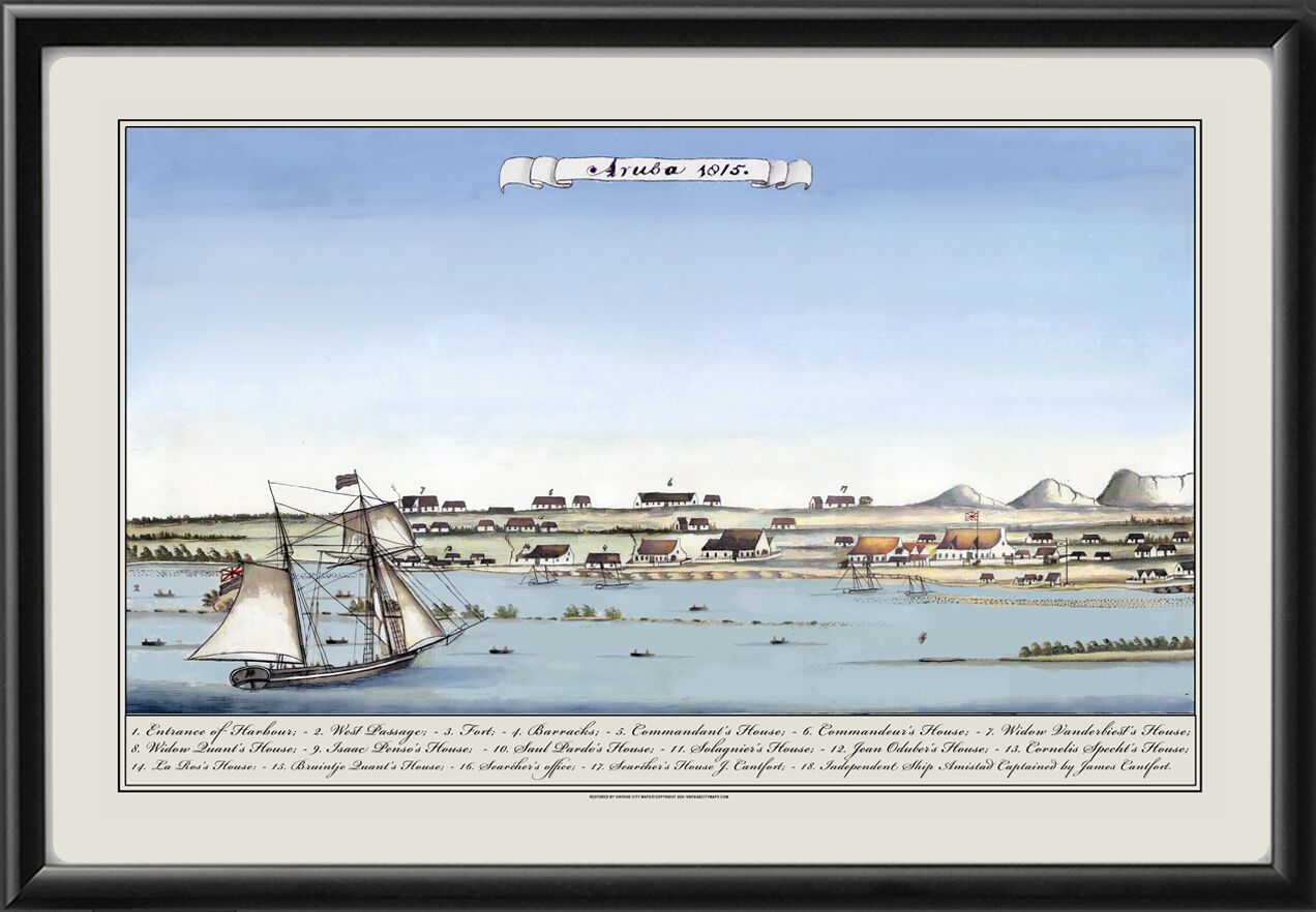 Paardenbaai (Oranjestad), Aruba 1815
