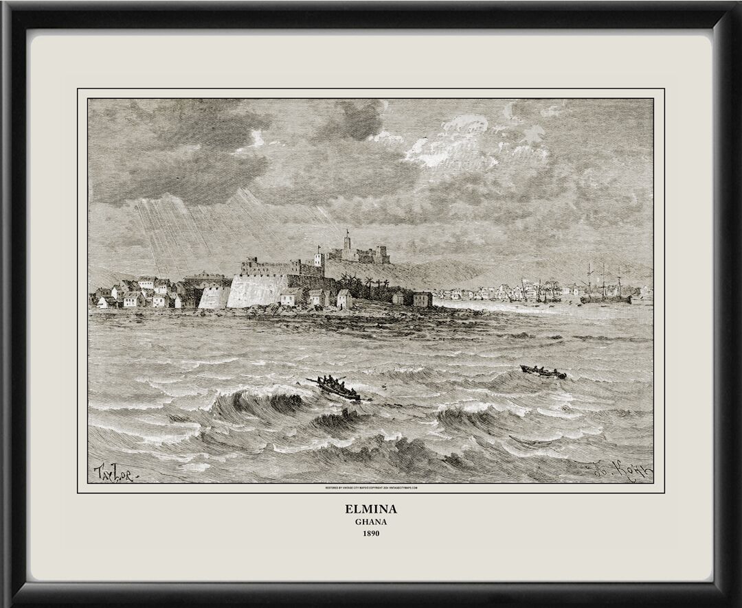 Elmina Ghana (Gold Coast) 1890