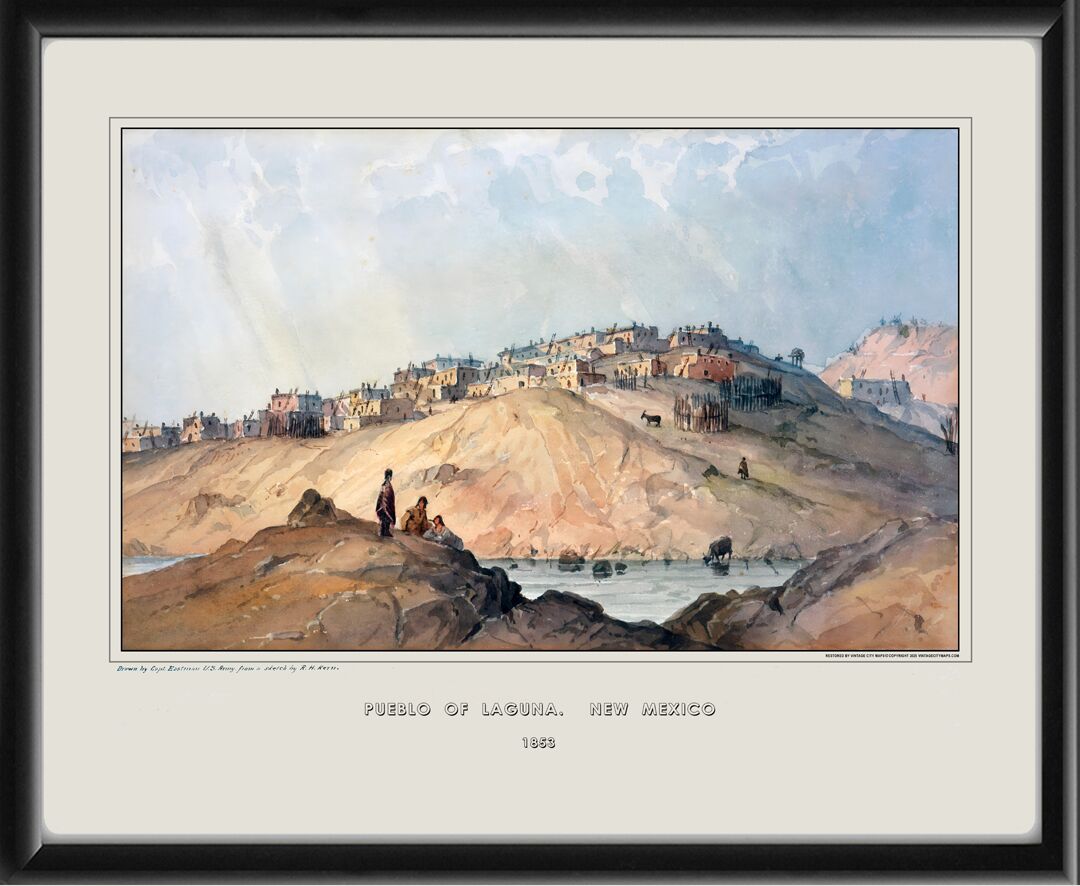 Laguna Pueblo NM 1853