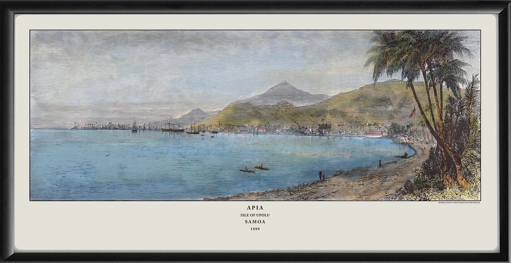 Apia The Samoa Islands 1880