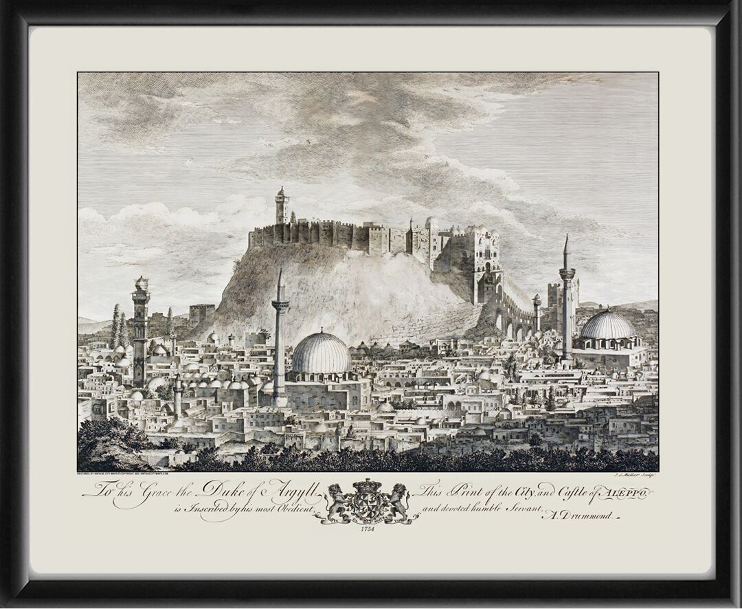 Aleppo Syria 1754 by A. Drummond.