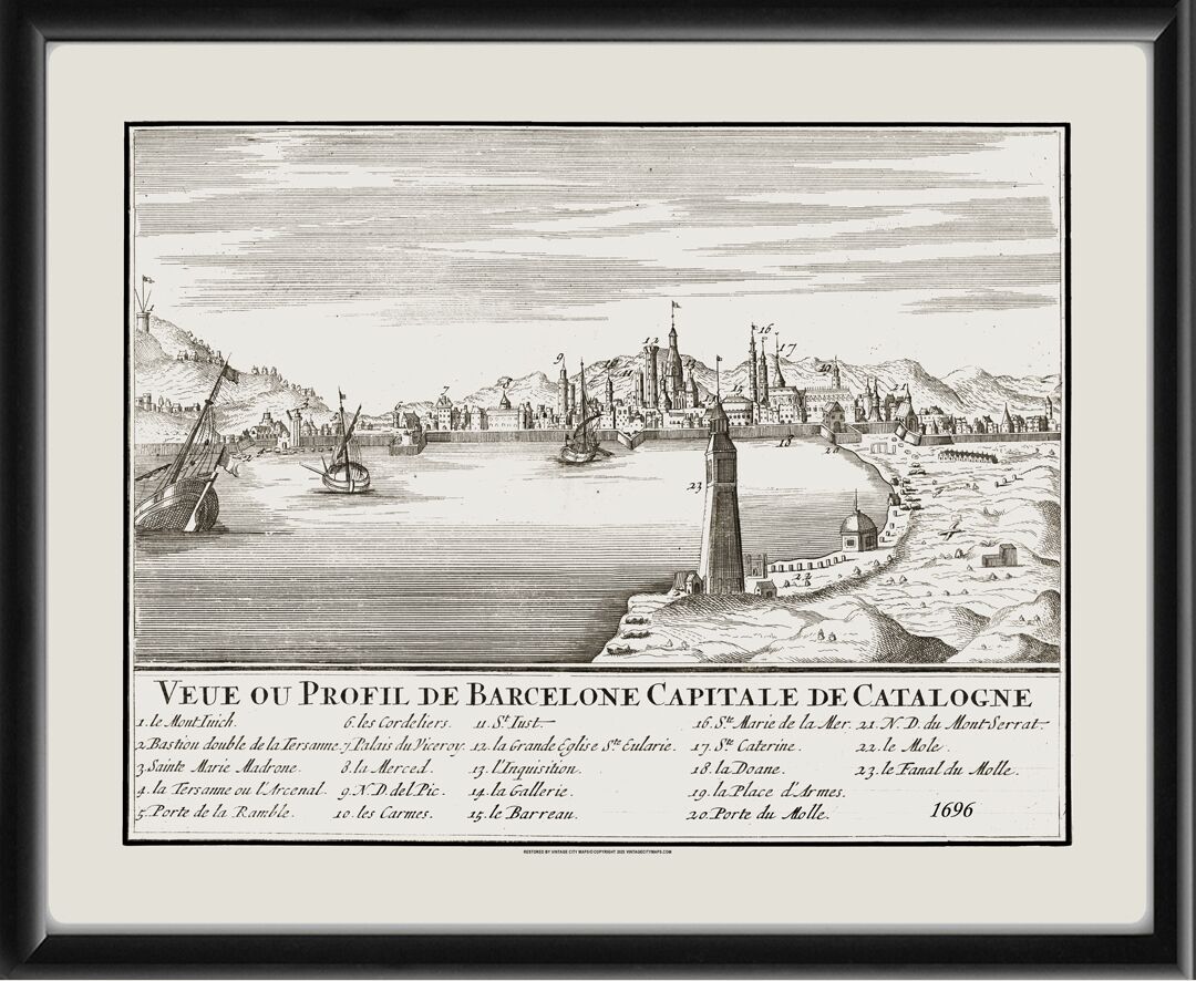 Barcelona Spain 1696