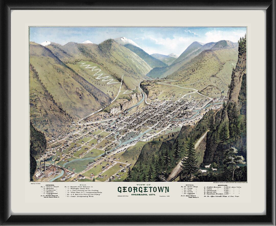 Georgetown CO 1874 (Color)