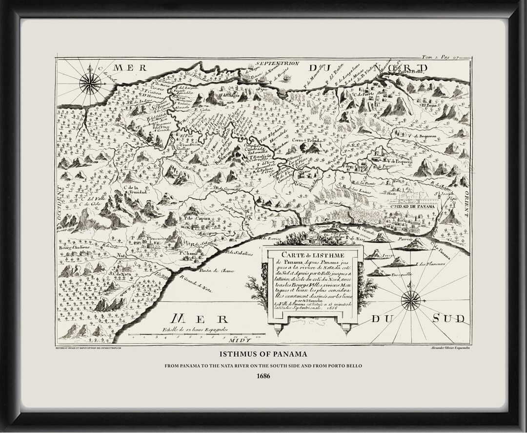 Isthmus of Panama 1686