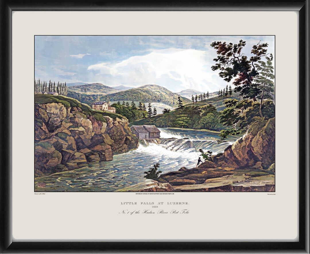 Little Falls at Luzerne NY 1825 William Guy Wall