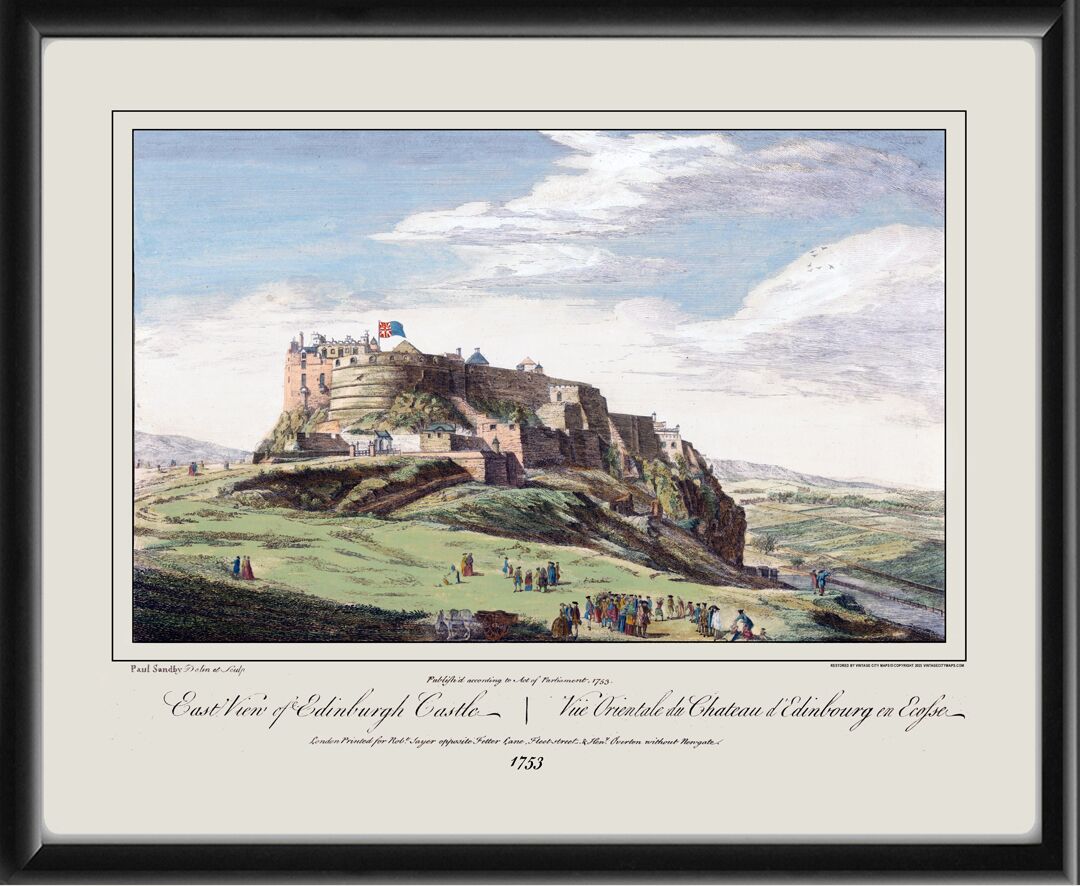 East View of Edinburgh Castle 1753 Paul Sandby