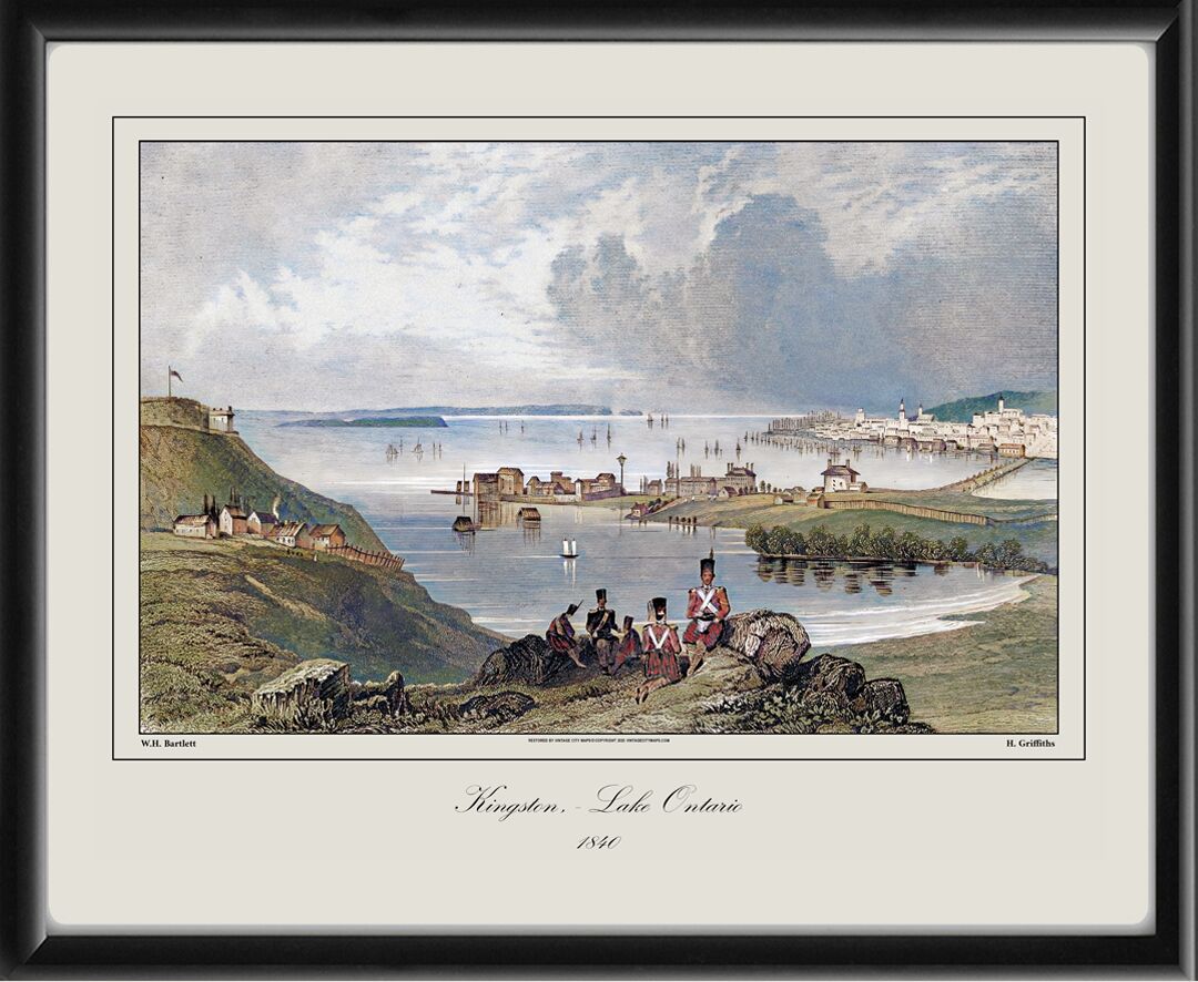 Kingston Lake Ontario William H. Bartlett