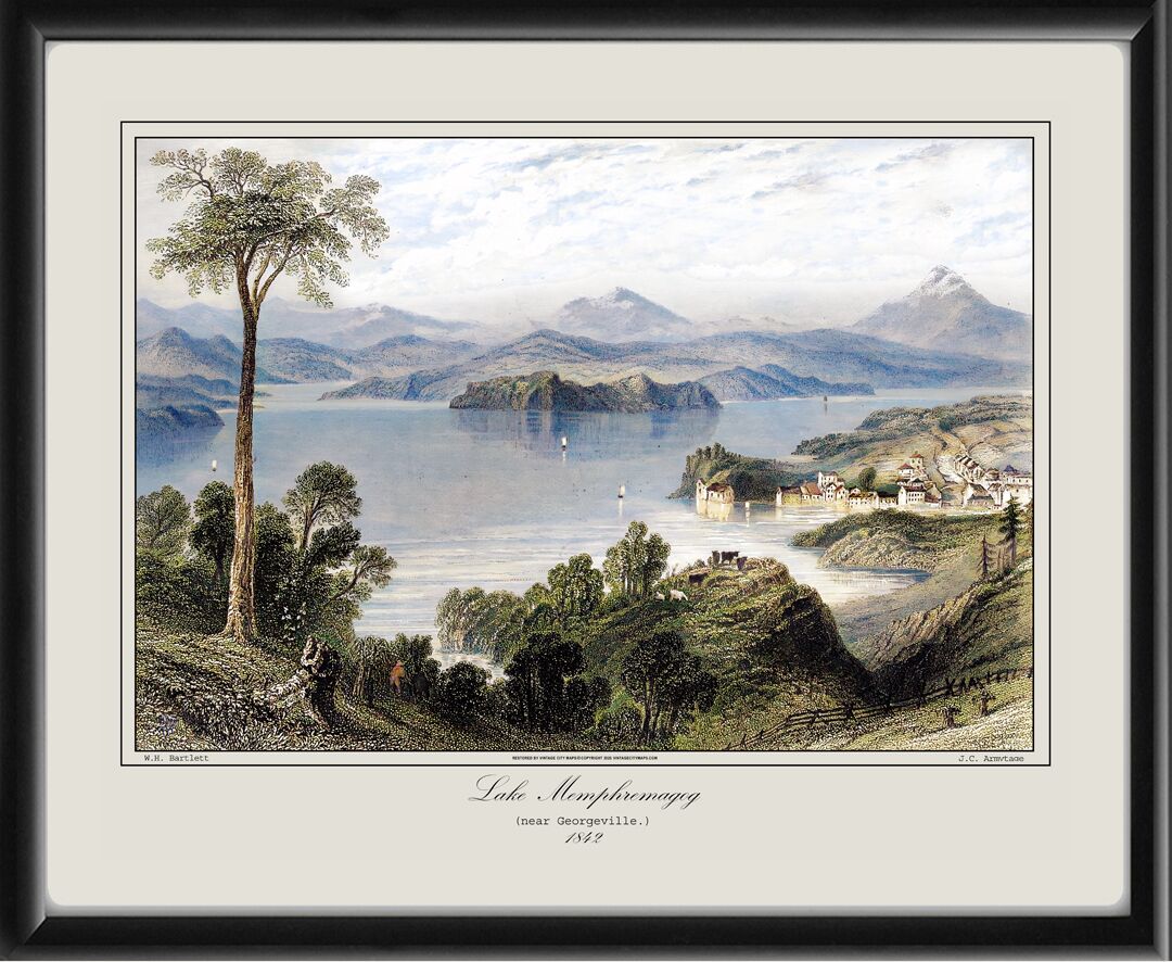 Lake Memphremagog (near Georgeville) 1842