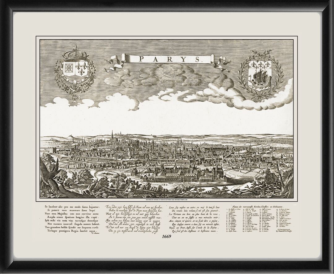 Paryis France 1669 Clemendt de Jonghe