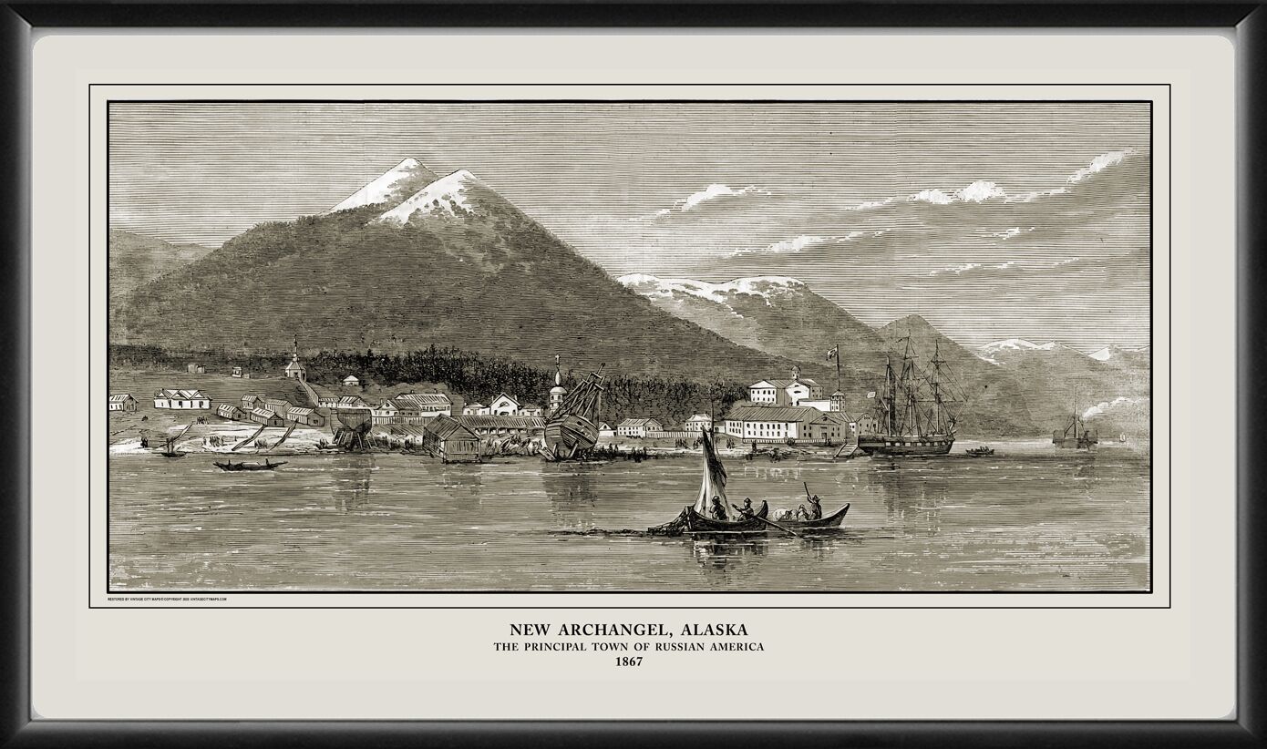 New Archangel Alaska 1867