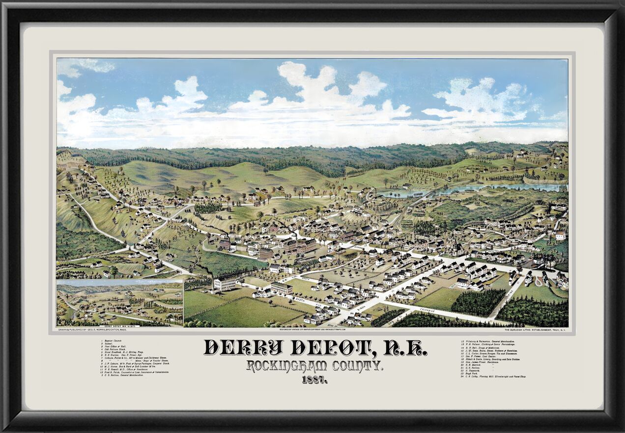 Derry Depot NH 1887 George Norris