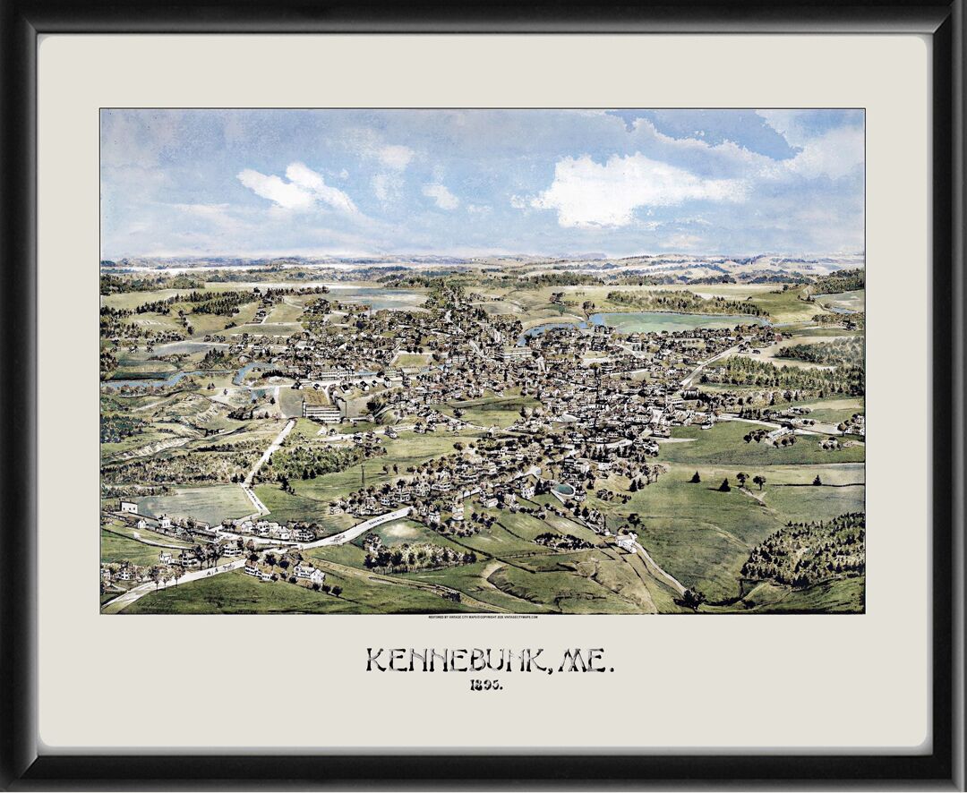 Kennebunk ME 1895 George Norris Color