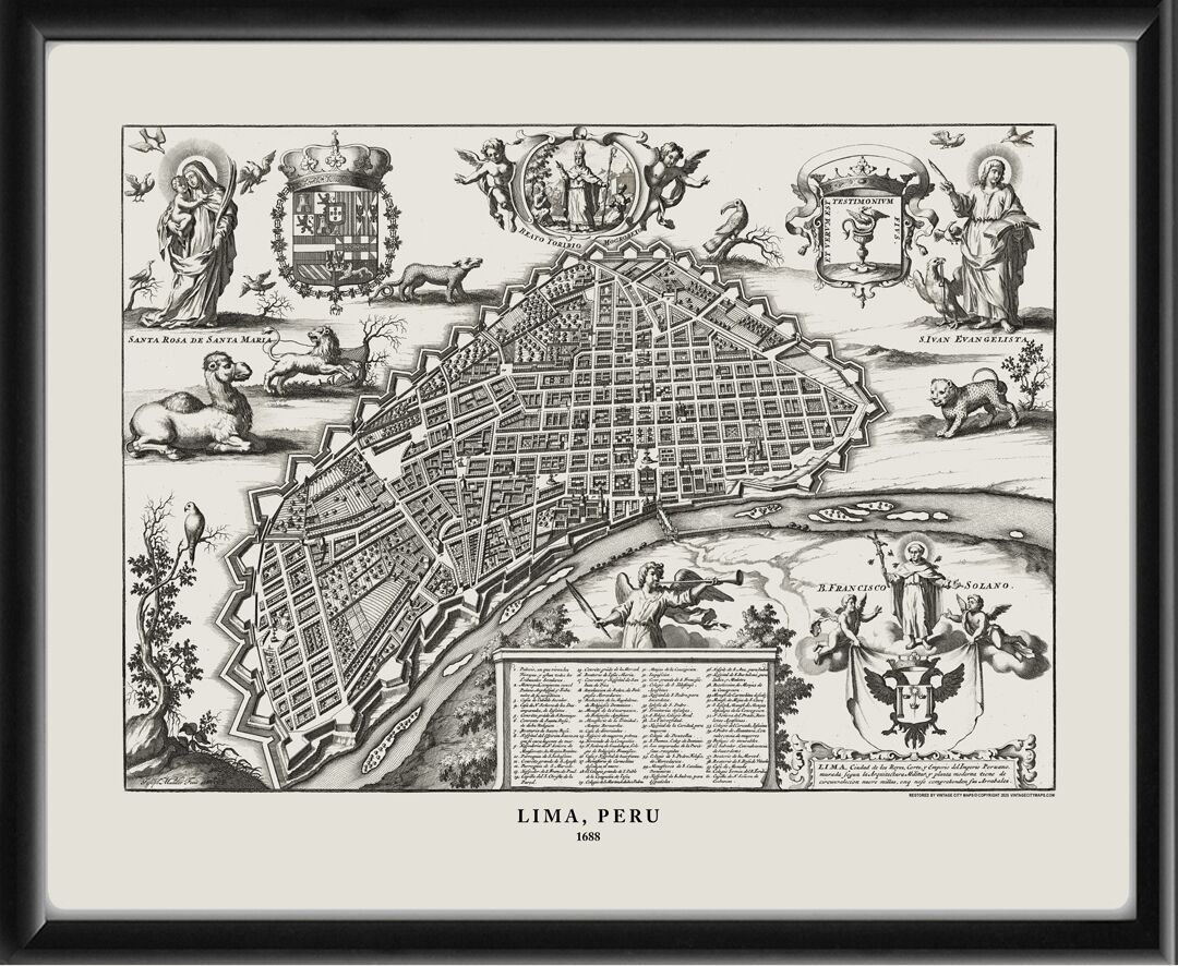 Lima Peru 1688 Joseph Mulder