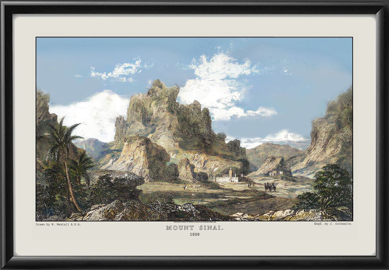 Mount Sinai Israel 1820 William Westall