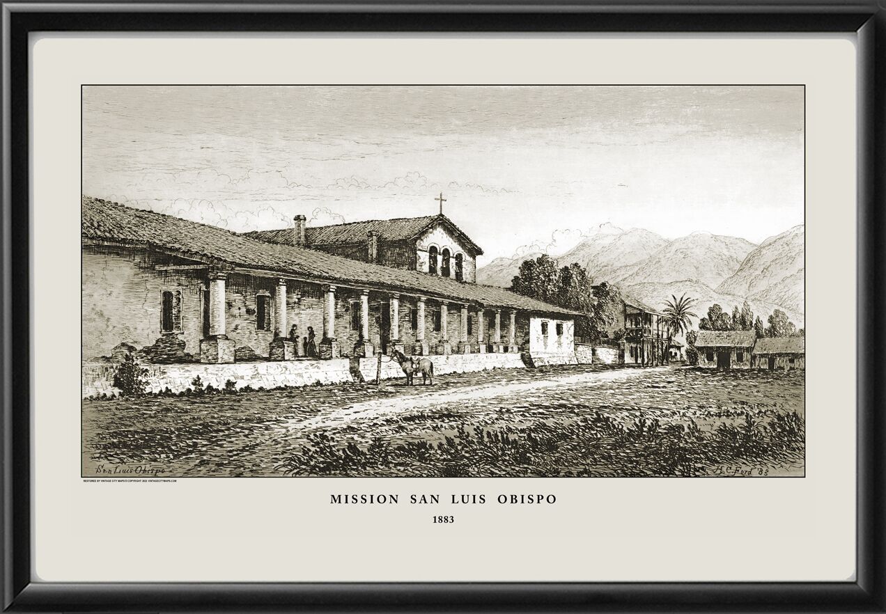 Mission San Luis Obispo 1883