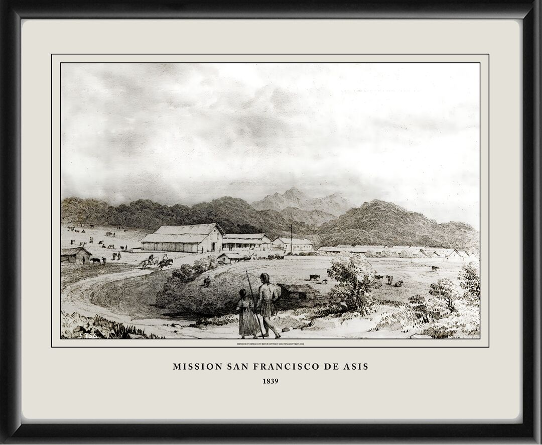 Mission Dolores 1839 Captain William Smyth, R.N.