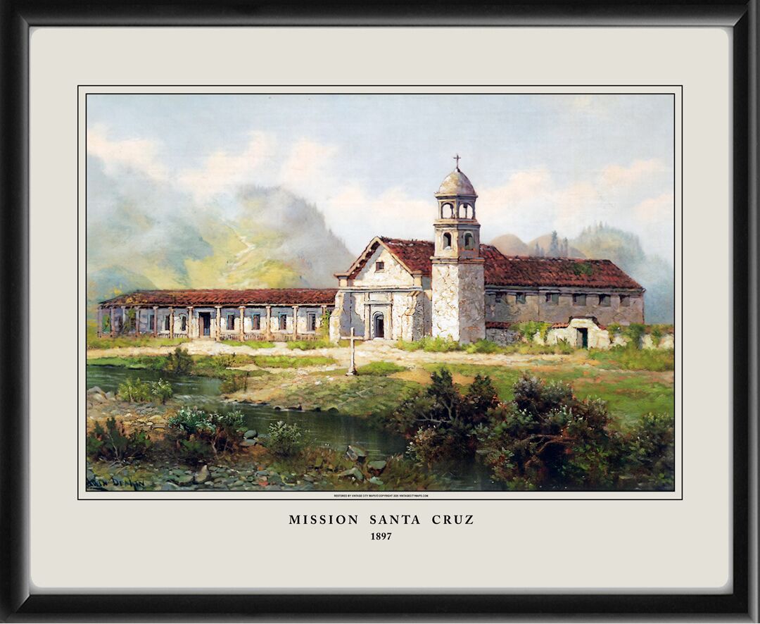 Mission Santa Cruz 1897 Edwin Deaken
