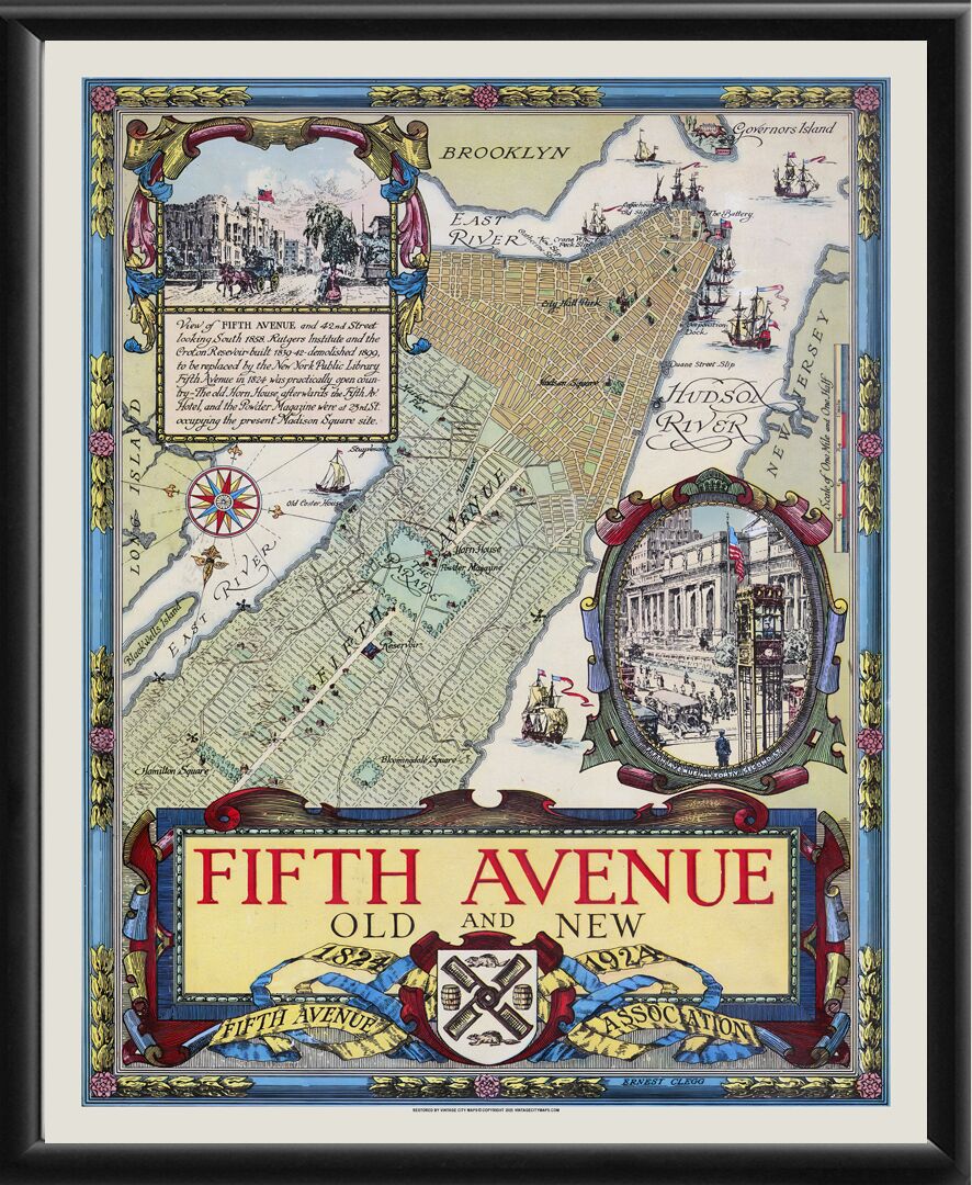 Fifth Avenue old and new, 1824-1924