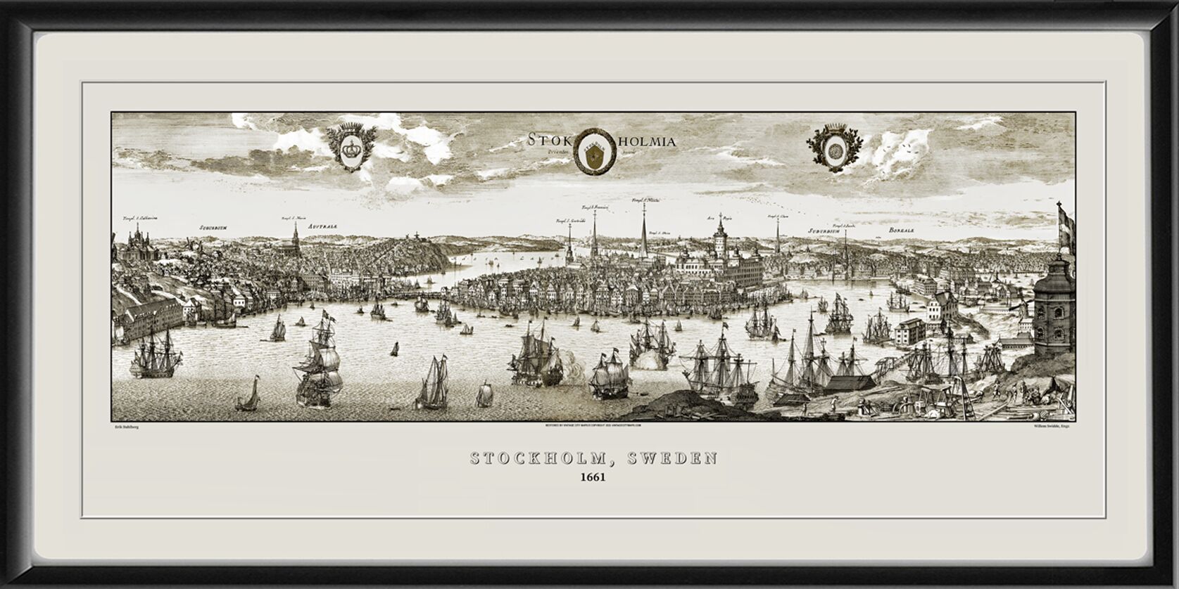 Stockholm Sweden 1661