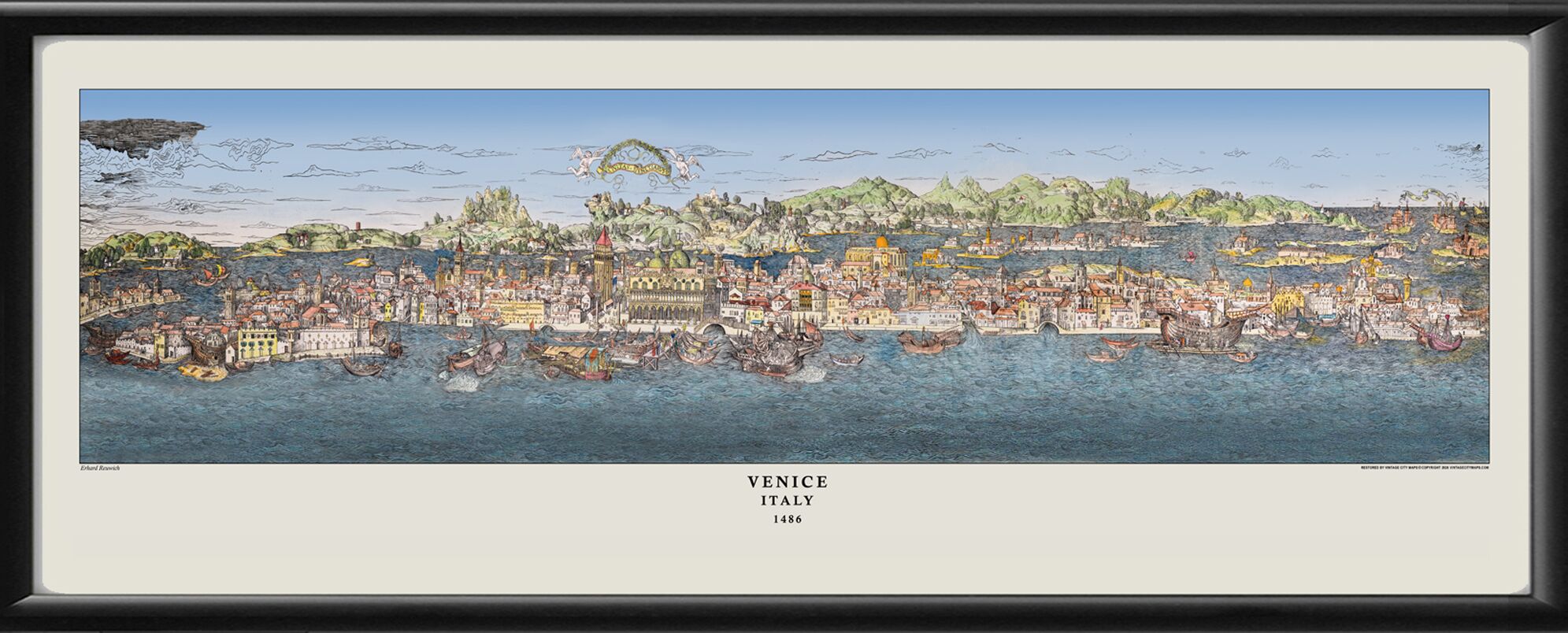 Venice Italy 1486 Erhard Reuwich