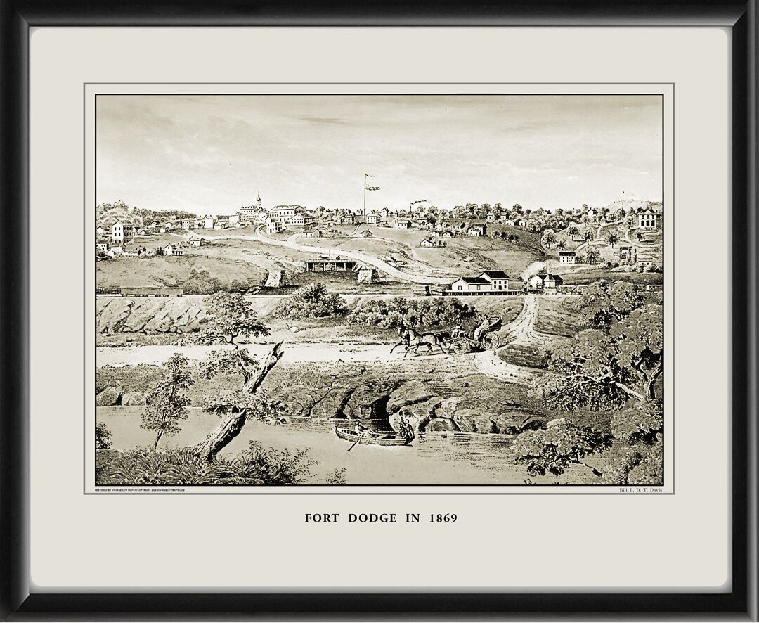 Fort Dodge IA 1869 Bill R.D.T. Davis