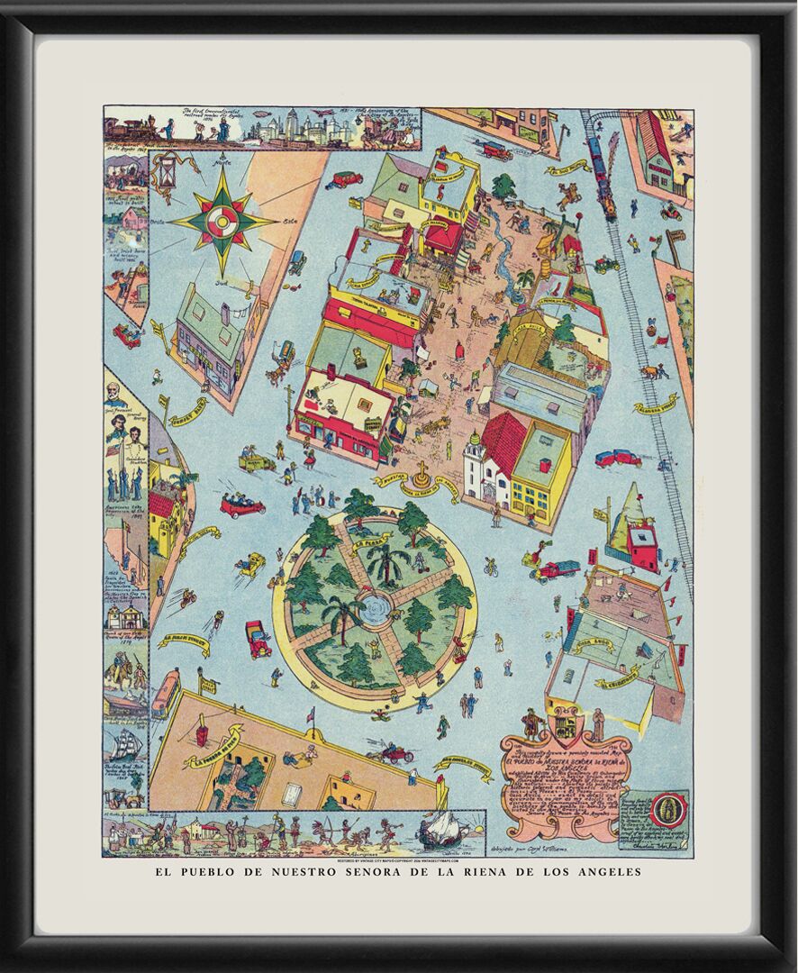 El Pueblo de Nuestro Senora de la Riena de Los Angeles 1931