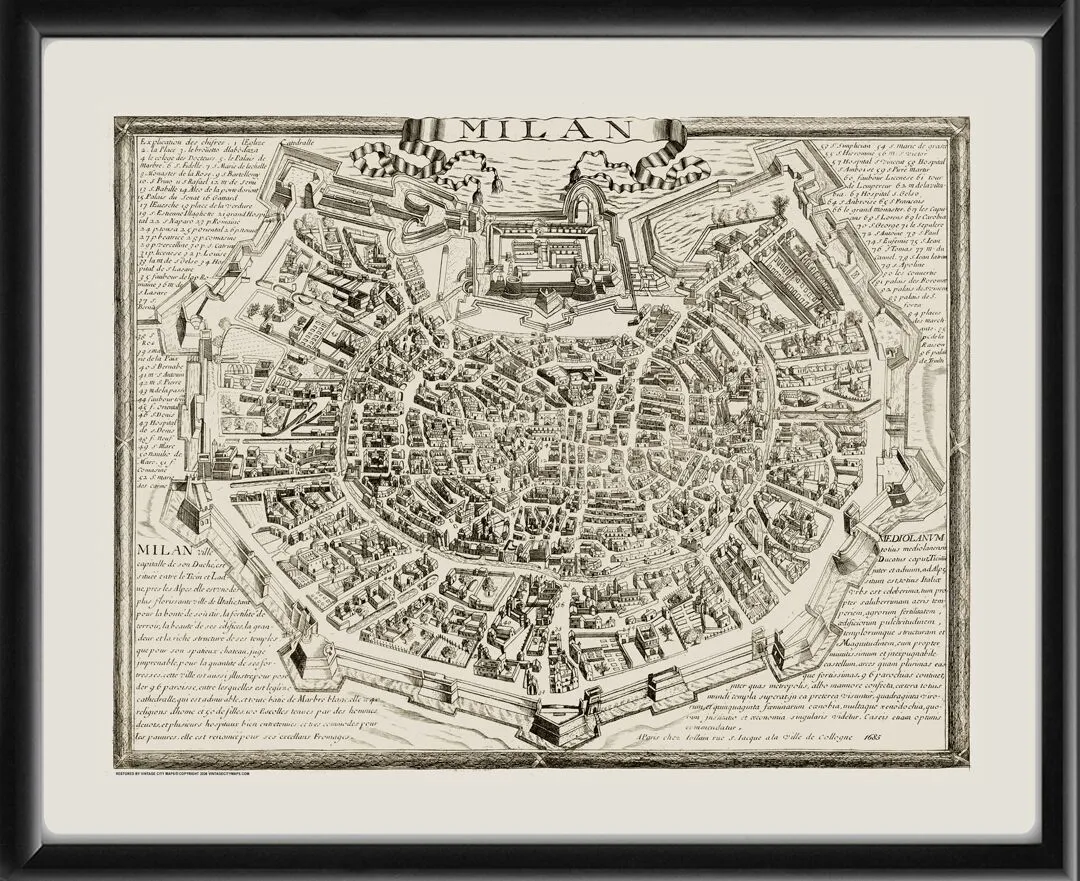 Milan Italy François Jollain 1685