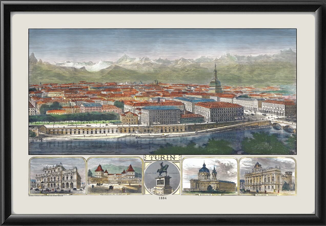 Turin Italy 1884 Illustrated London News