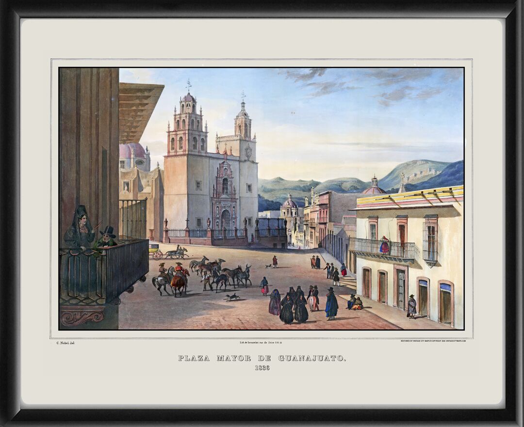 Guanajuato MX 1836 - Plaza Mayor de Guanajuato