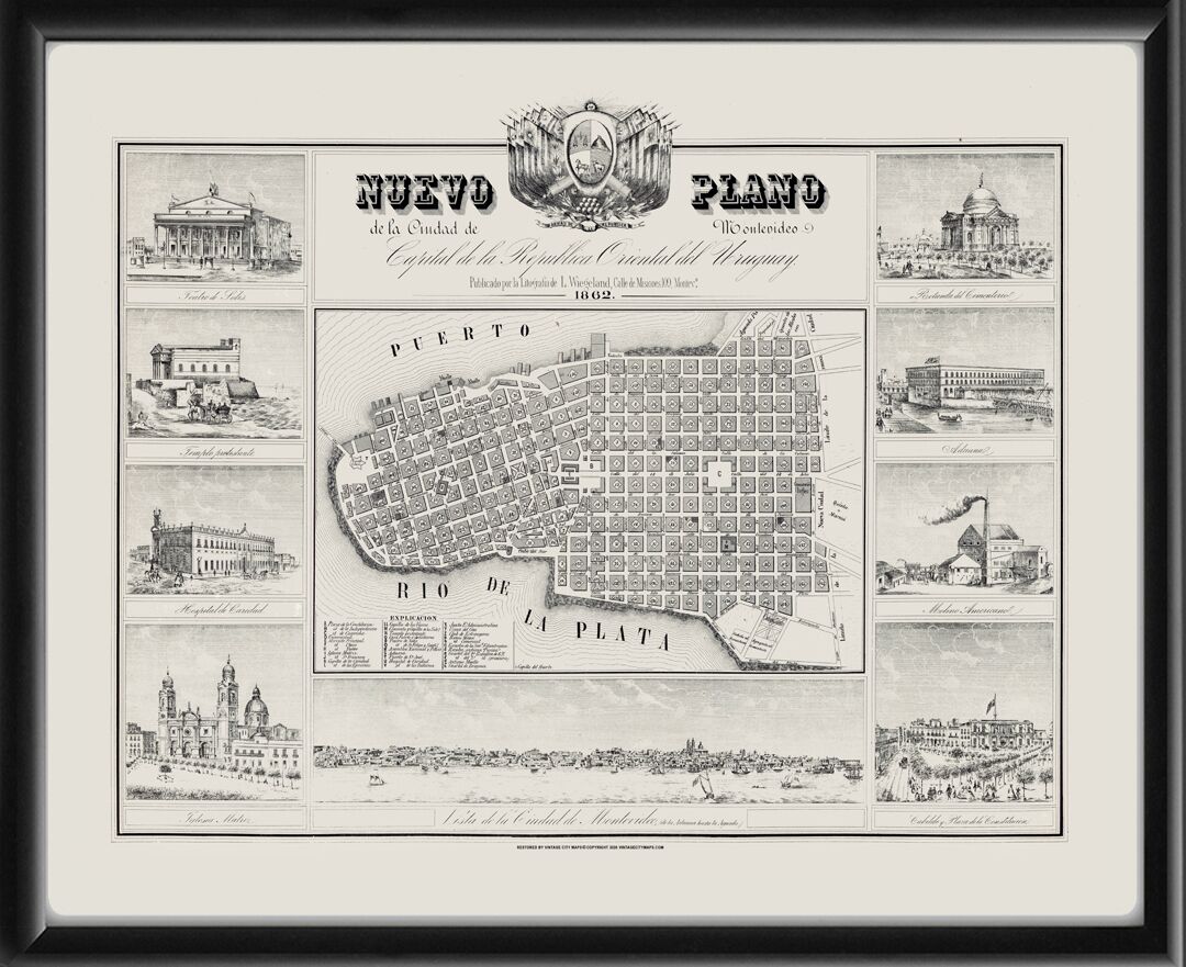 Montevideo, Uruguay 1862