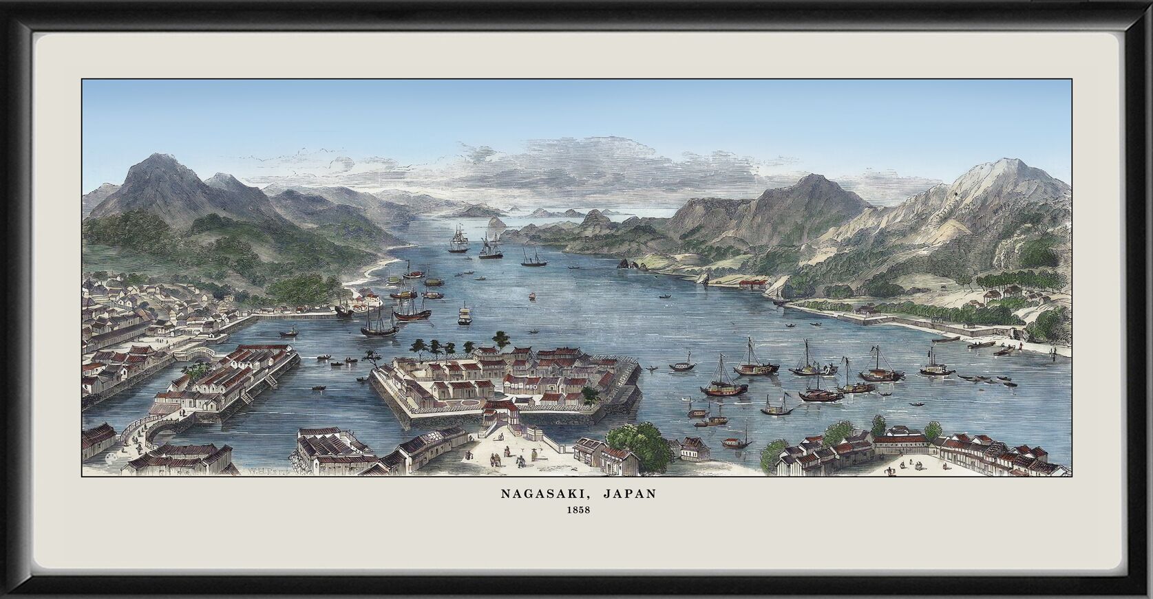 Nagasaki Japan 1858